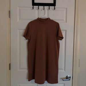 Mauve T-shirt dress Valentine’s Day